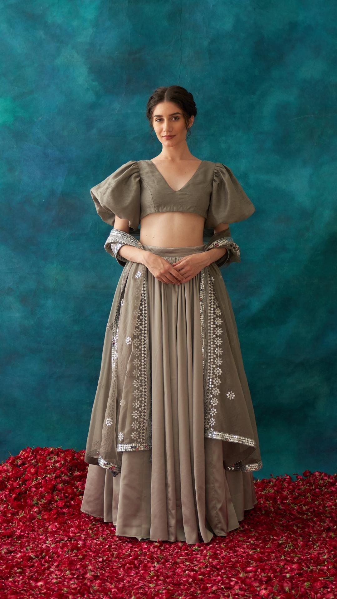 Ezra Lehenga Set